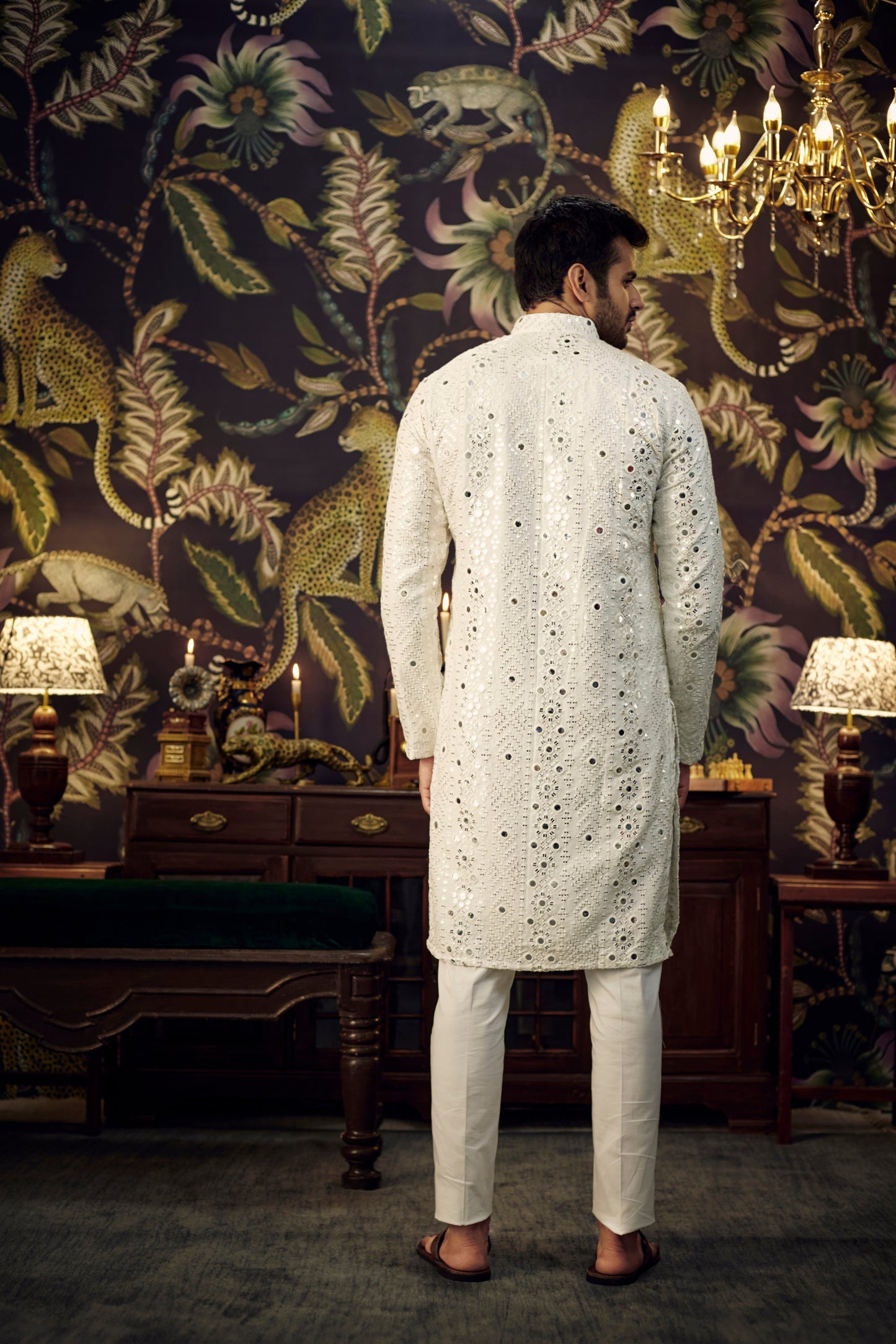 Signature Mirror-work Kurta - kasbahmen