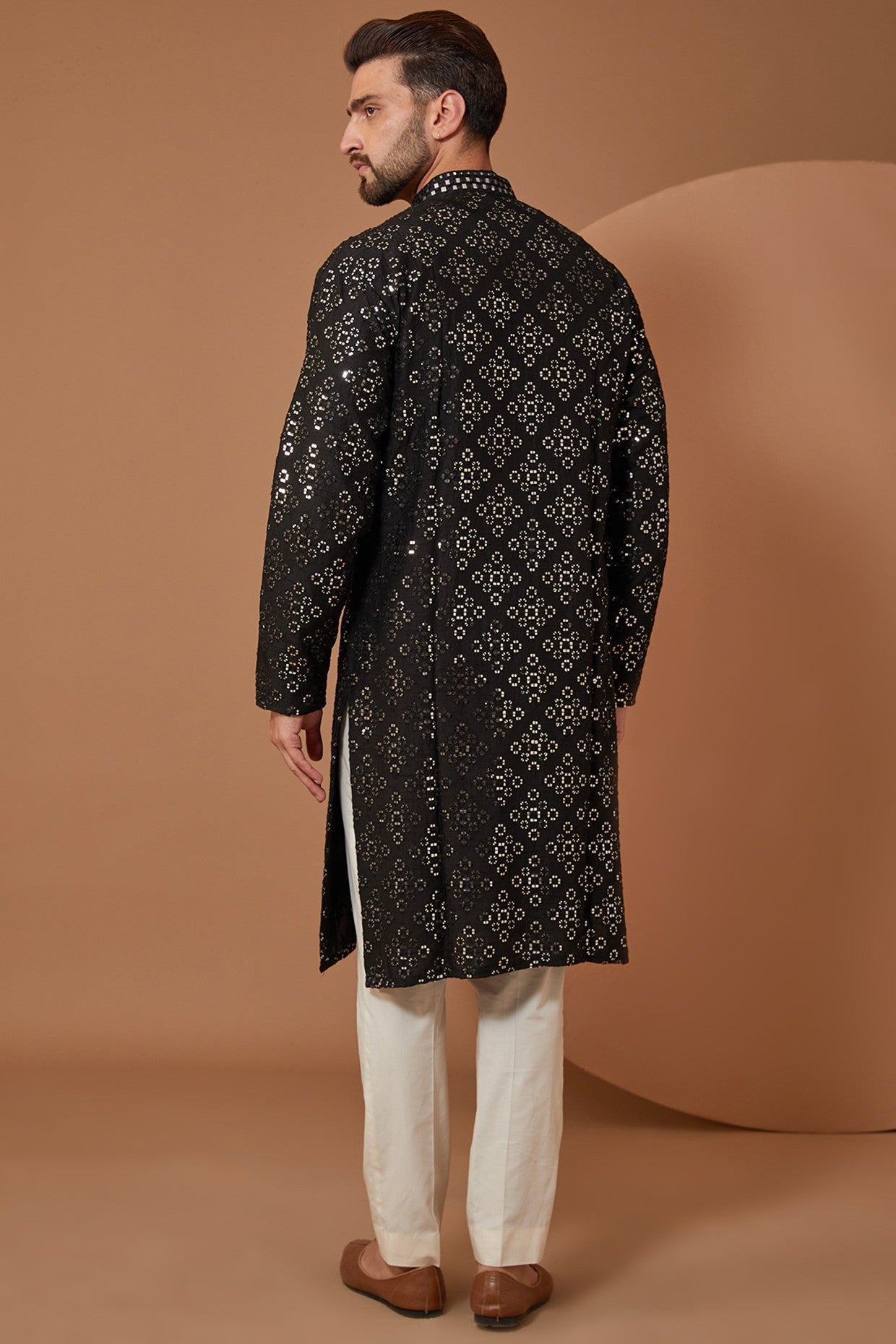 Signatute Handwork Kurta with mirrorwork - kasbahmen